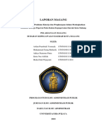 Laporan Magang Kelompok Arfian Prambudi (Peran Bidang PKP Dalam Meningkatkan Kualitas Kinerja Pegawai Pada BKD Kota Malang) PDF
