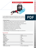 Air Operated FRL Unit: Technical Features