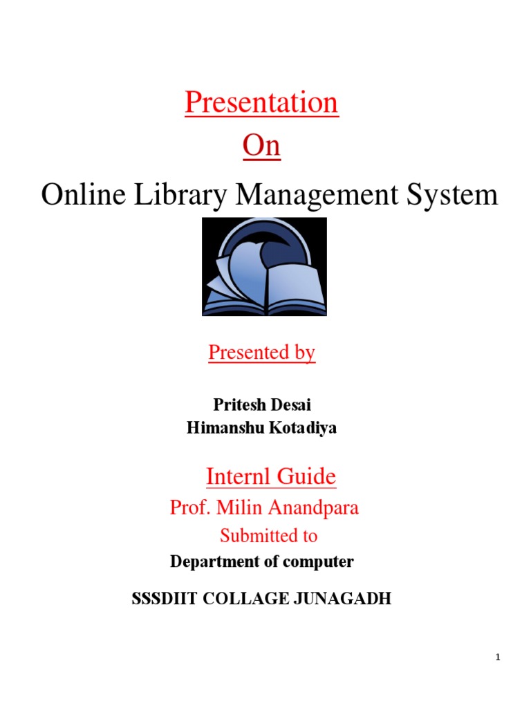 Online Library Management | PDF | Web Server | Internet & Web