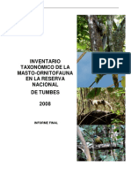 Informe Final - RNT Fauna Tumbes