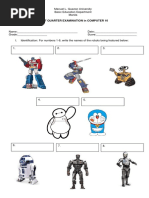 First Quarter Examination in Computer 10