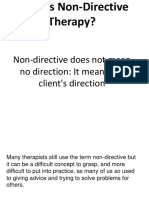 Non-Directive Does Not Mean No Direction: It Means The Client's Direction