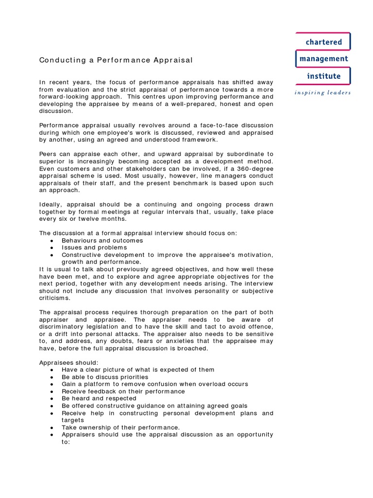 Performance Appraisal Best Practices | PDF | Performance Appraisal ...