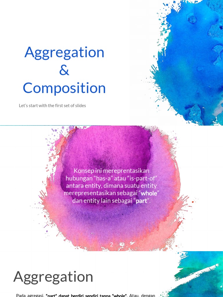 Aggregation & Composition | PDF