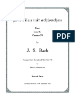 (Free Scores - Com) Bach Johann Sebastian Wir Eilen Mit Schwachen 49077