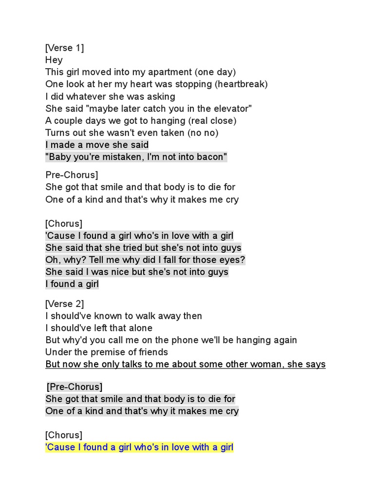 The Vamps I Found A Girl Lyrics