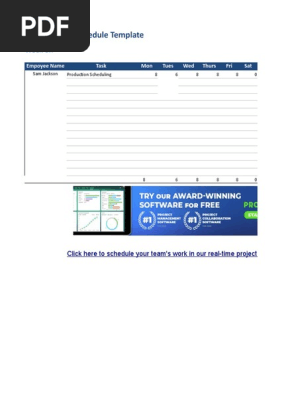 Work Schedule