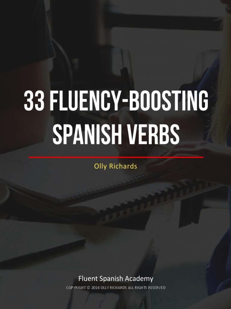 Olly Richards Fluent Spanish Academy PDF Syntactic Relationships