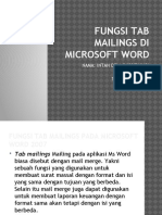 Fungsi Tab Mailings Di Microsoft Word