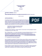 Antonio m. Serrano, Petitioner, vs. Gallant Maritime Services, Inc