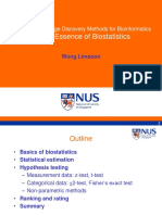 Unit 1: Essence of Biostatistics: CS4220: Knowledge Discovery Methods For Bioinformatics