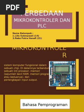 Perbedaan Mikrokontroler Dan Plc Pdf