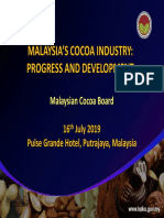 Malaysia'S Cocoa Industry: Progress and Development