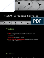 TEEMAX Scrapping Services