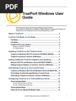 Trueport Windows User Guide, Part #5500165-18 1