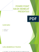 Power Point Digunakan Membuat Presentasi