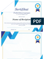 Certificate PKL1