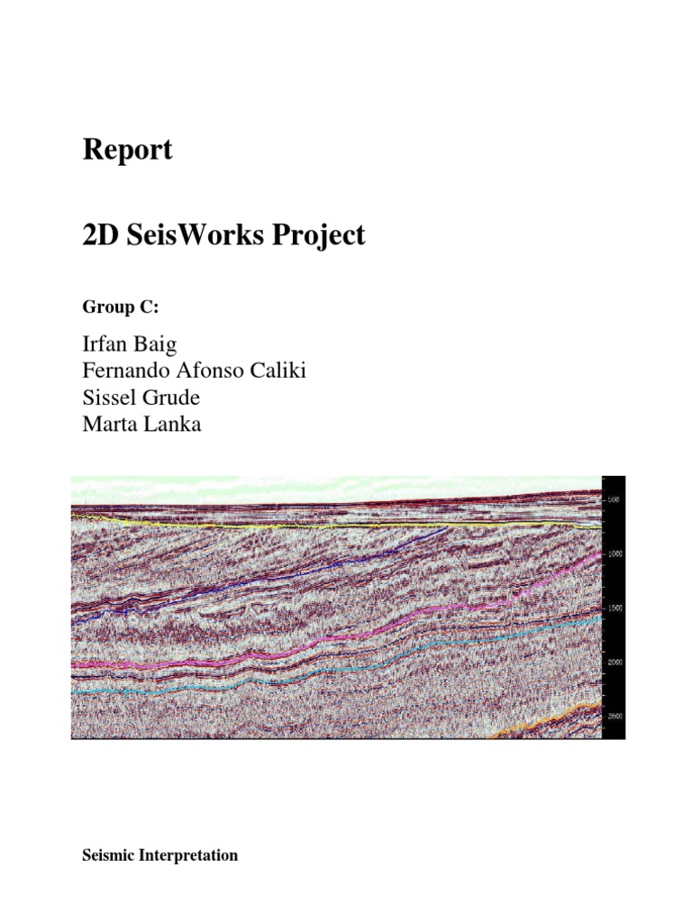 2D Seismic Project | PDF | Fault (Geology) | Erosion