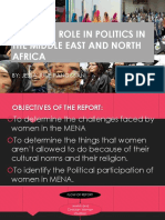 Women's Role in Politics in The Middle East - First Part