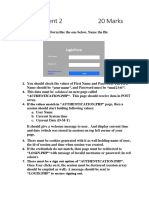 Assignment 2 20 Marks: "LOGIN - PHP"