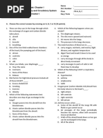 Grade 5 Science Term 1 Assessment | PDF | Circulatory System | Blood