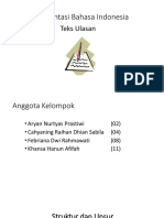 Analisis Teks Ulasan Novel "Perahu Kertas