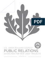 Public Relations Guidelines For New LEED Projects