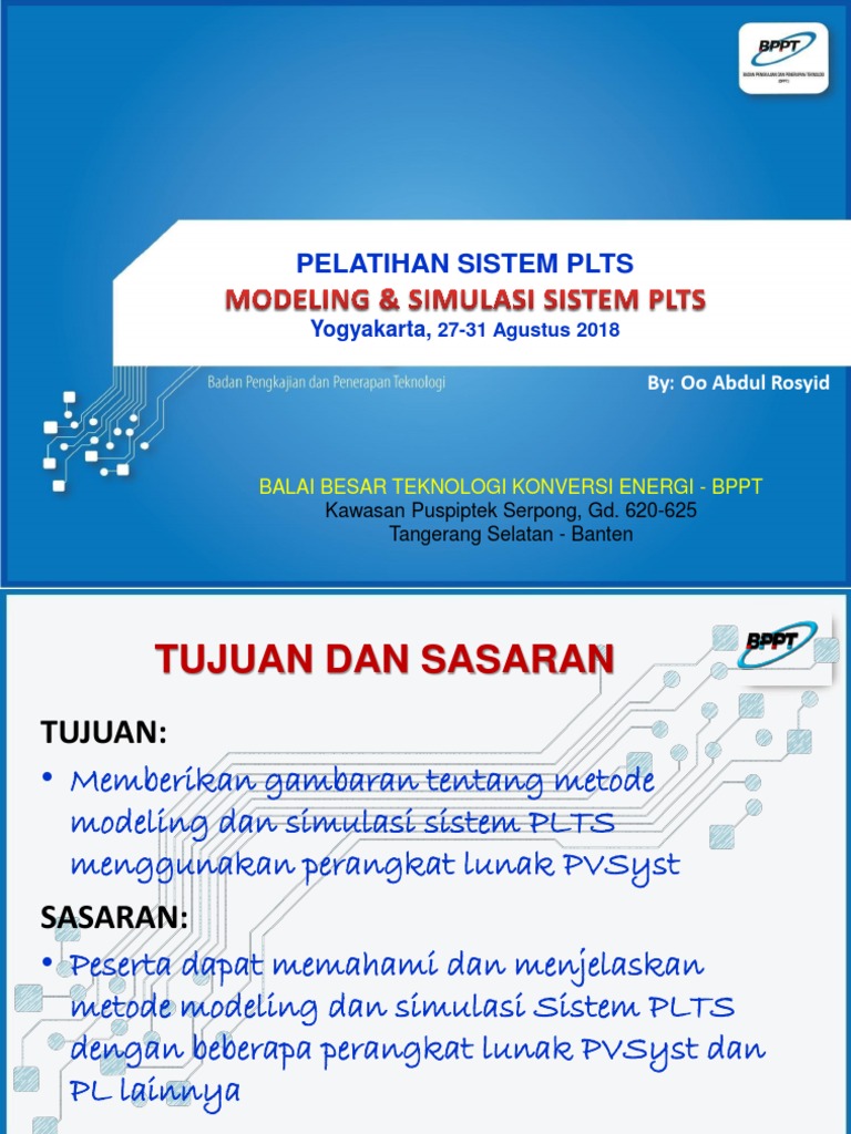 Modelling Dan Simulasi PLTS | PDF | Komputer | Teknologi & Rekayasa