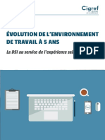 Cigref Environnement Travail a 5 Ans DSI Service Experience Salarie Janvier 2019