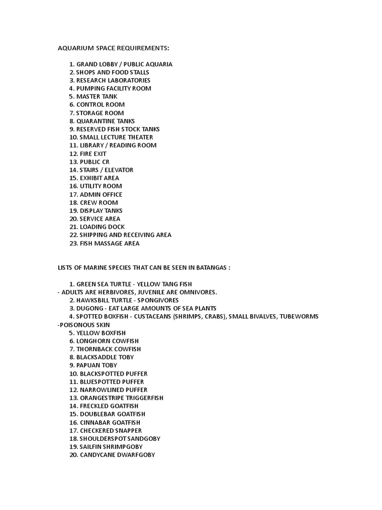 Snapshot of Small Sodium Chloride Aquarium Requirements