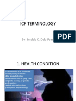 Icf Terminology: By: Imelda C. Dela Pena