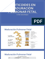 Corticoides en Maduración Pulmonar Fetal