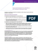 Minimum Qualification Standards Information Sheet