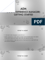 (Adobe Experience Manager) Getting Started
