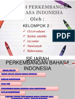 Power Point Baru Sejarah Bahasa Indonesia