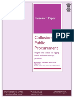 Collusions in Public Procurement Research