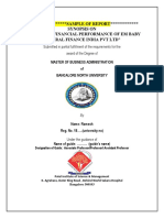 Financial Performance Study of EM BABY Finance
