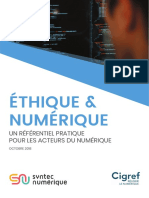 Cigref Syntec Numerique Referentiel Pratique Ethique Et Numerique 2018