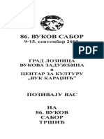 Pozivnica 86 Vukov Sabor PDF