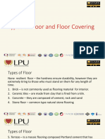 Types of Floor and Floor Covering
