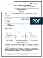 Vadodara Institute of Engineering: Basic Electronics (3110016) Experiment 8