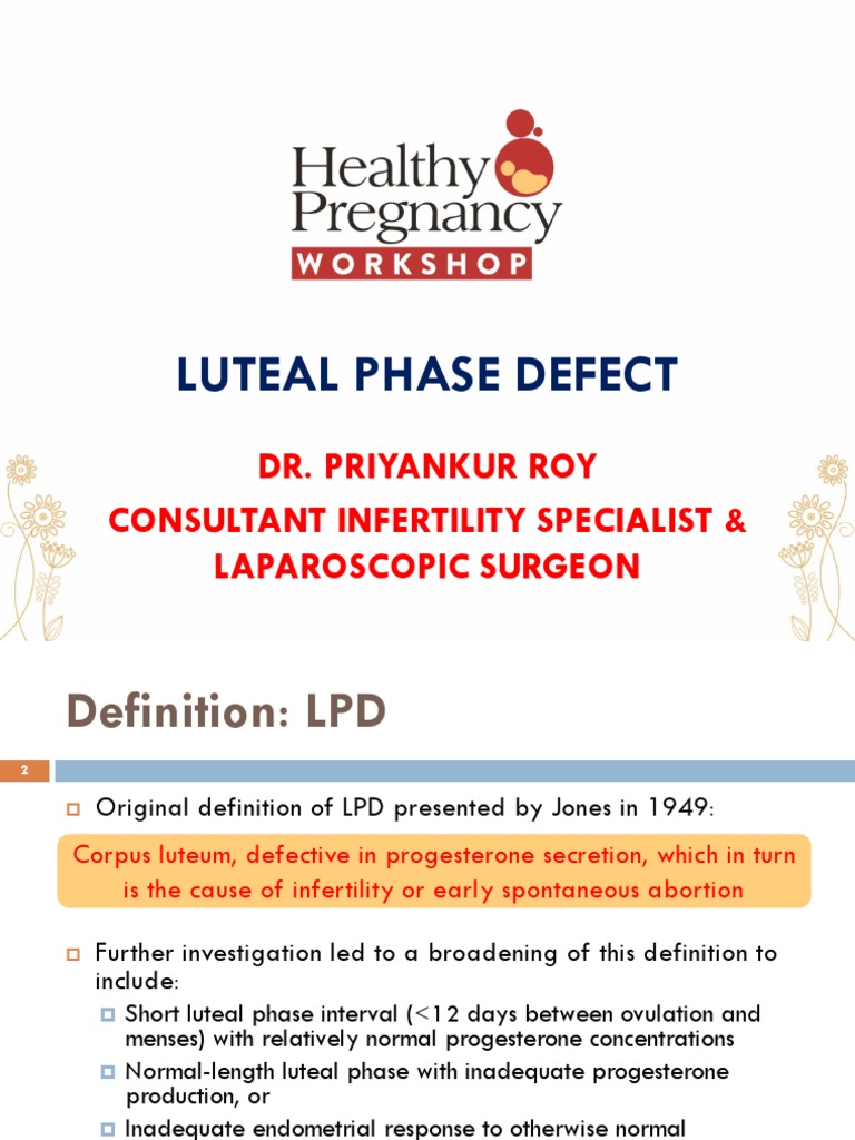 Understanding Luteal Phase Defect | PDF | Luteinizing Hormone ...