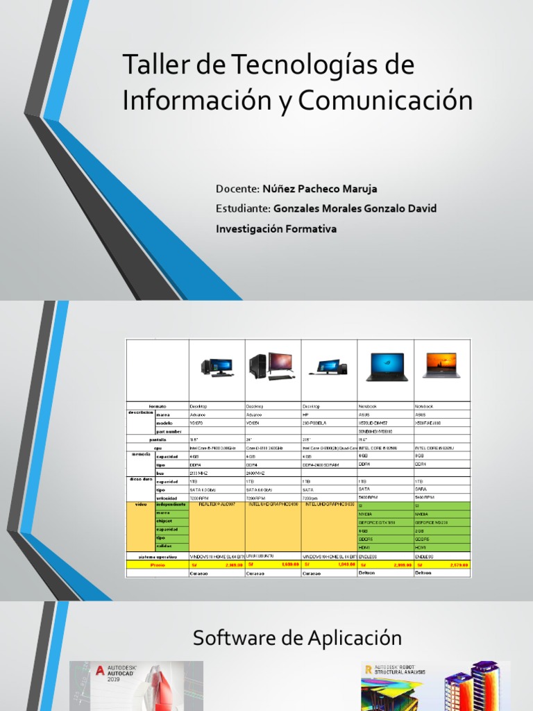 Ejemplos de Software Utilitario Sistema y Aplicacion PDF