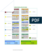 Jaén Calendario Escolar Curso 2019 2020 PDF