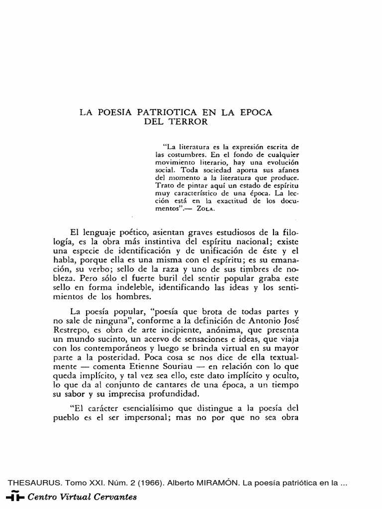 La Poesia Patriotica En La Epoca Poesia Espana