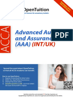 ACCA AAA Notes September 2019 Exams PDF