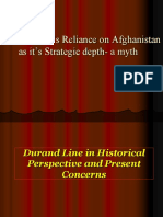 Pakistan's Reliance On Afghanistan As It's Strategic Depth-A Myth