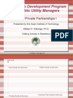 Leadership Development Program For Public Utility Managers: Public-Private Partnerships I