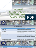 Trouble Shooting of Centrifugal Pumps Pumps: Marine Engineering Department