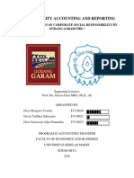 Sustainability Accounting and Reporting: "Implementation of Corporate Social Responsibility by Gudang Garam TBK."